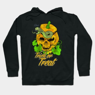 Trick or Treat on White Hoodie